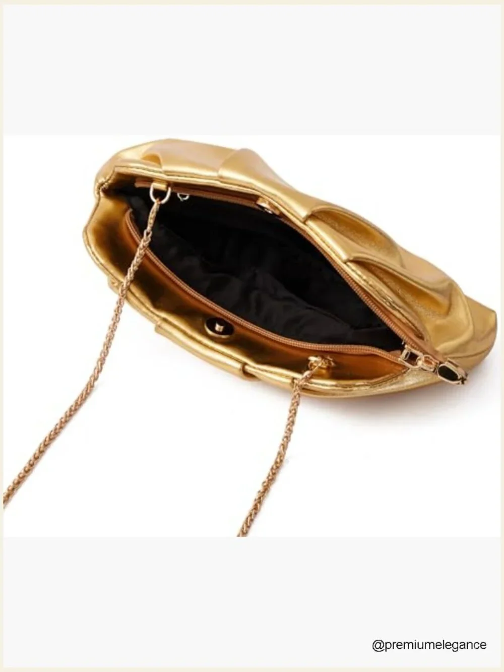 Ruch Clutch Purse Evening Bag Crossbody with Chain